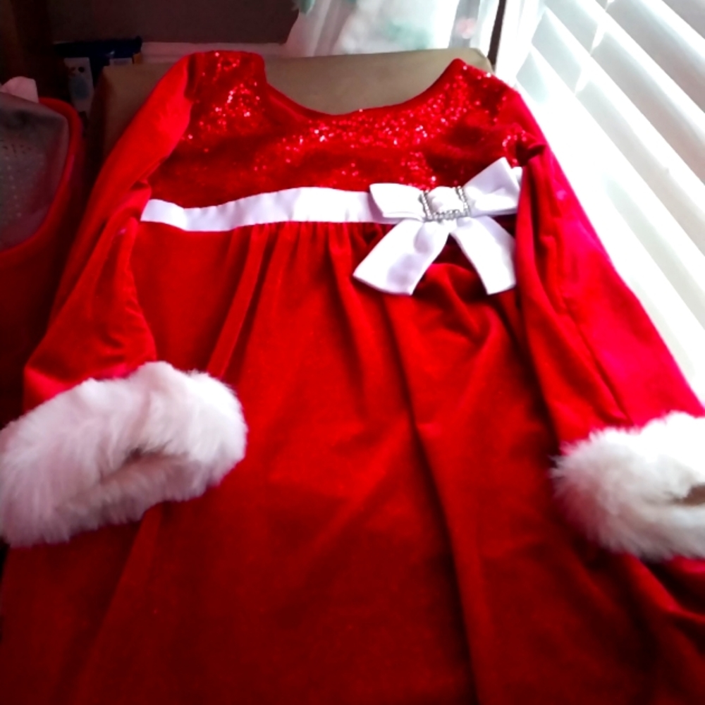 This is a cute Christmas dress